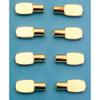 Prime-Line 1-4 In. Brass Spoon-Style Shelf Support Peg (8-Count) U 10162 259047