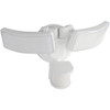 White Motion Sensing Twin Swivel Head LED Floodlight Fixture P042W