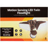 Bronze Motion Sensing Dusk-to-Dawn LED Floodlight Fixture