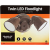 Bronze Twin Head LED Floodlight Fixture PW032B 557261