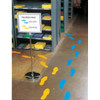 Brady Floor Marking Tape, vinyl, Solid, Green, 3 3-4 in W., 10 PK 31551