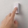 Heath Zenith Battery Operated White with Black accent Wireless Door Chime 18000080 531793