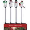 Alpine 33 In. LED Solar Winter Iconic Holiday Garden Stake RGG480ABB Pack of 20 902630