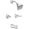 Moen Adler 2-Handle Lever Tub and Shower Faucet, Chrome 82602
