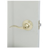 Schlage Accent Ultima Bright Brass Entry Door Lever F51VACC505 217633