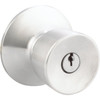 Schlage Bell Satin Chrome Entry Door Knob  F51VBEL626