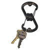 Nite Ize S-Biner Key Clip, Black, Stainless Steel, Key Holder, matte SBO-03-01