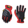 FastFit(R) Mechanics Gloves, Synthetic Leather Palm, TrekDry Back, 8, Red