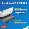 Glad 13 gal Trash Bags, 24 in x 25 in, Extra Heavy-Duty, 0.82 mil, White 70427