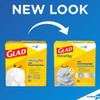 Glad 13 gal Trash Bags, 24 in x 25 in, Extra Heavy-Duty, 0.82 mil, White 70427