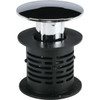 Danco 1-1/2 In. 2-in-1 Hair Catcher and Tub Drain Strainer with Chrome Finish