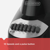 Black & Decker IceCrush 8-Speed Blender with 7-Cup Glass Jar BL2208PB 624055