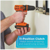 Black & Decker 20V MAX 3-8 In. Cordless Drill & Project Kit (68-Piece) LDX120PK 303884