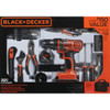 Black & Decker 20V MAX 3-8 In. Cordless Drill & Project Kit (68-Piece) LDX120PK 303884