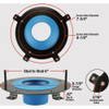 Danco HydroSeat Toilet Flange Repair Kit 10672X 401662