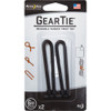 Nite Ize Gear Tie 6 In. Black Reusable Rubber Twist Tie (2-Count) GT6-2PK-01 239245