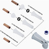 Danco 6 In. Chrome Bathtub Spout with Diverter 10315 403660