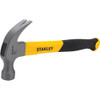 Stanley 16 Oz. Smooth-Face Curved Claw Hammer with Fiberglass Handle STHT51512 358375