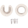 Stanley Home Designs 1-5-16 In. Zinc Closet Rod Socket, Satin Nickel (2-Pack) S822-082 213138