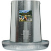 Farm-Tuff 25 Lb. Capacity Hanging Galvanized Steel Poultry Feeder 25HF 768455