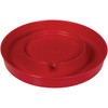 Farm-Tuff 1 Gal. Screw-On Red Polypropylene Poultry Waterer Base TFB92