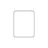 Chair Mat 48"x118", Rectangular Shape, Clear, for Hard Floor  FR1230019ER