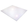 Chair Mat 48"x118", Rectangular Shape, Clear, for Hard Floor  FR1230019ER