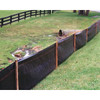 2 ft H x 100 ft L Silt Fence, 11 Stakes, Polypropylene, Black  31900500