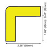 Knuffi Corner Guard,Flat,Black-Yellow 60-6886