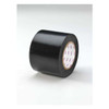 Floor Marking Tape, vinyl, No Legend, Black, 4 in W., 5 mil Thickness