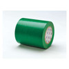 Floor Marking Tape, vinyl, Solid, Green, 6 in W., 5 mil Thickness