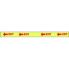 Floor Marking Tape, vinyl, Message, White, 3 in W., 10 mil Thickness  3TZT2