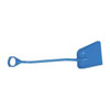 Remco Ergonomic Square Point Shovel, Polypropylene Blade, 51.2 in L, Blue 56013