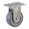 Manufacturer Varies Rigid NSF-Listed Plate Caster,TPR,4 in.,275 lb. 33H932