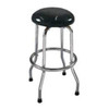 Traxion Engineered Products Round Stool, Height Range 30", Steel Black 4-110