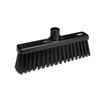 Remco 2 in Sweep Face Broom Head, Stiff, Synthetic, Black 31669