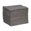 Spilltech Sorbent Pad, 31 gal, 15 in x 19 in, Universal, Gray, 200 PK GPB200S