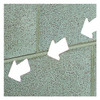 Floor Marking Tape, vinyl, Solid, White, 4 in W., 0.216 in Thickness, 50 PK