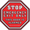 Safety Technology International Exit Door Alarm,Red,Polycarbonate,100 dB 3JYW2