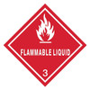 Manufacturer Varies DOT Label,4 In. H,White/Red,PK100 8RNK3