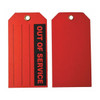 Manufacturer Varies Tag,Red,Cardstock,7inH,4inW,PK100 4ZH20