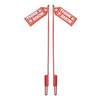 Snowplow Aftermarket Manufacturing Blade Guide Kit,25 In,Red,w/Flag 1308210