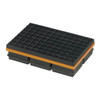 Mason Industries Vibration Isolation Pad,4x4x1 1/4 In 2LVP1