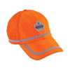 Ergodyne Baseball Hat,Hi-Vis Orange,Universal 23238