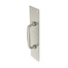 Rockwood Door Pull Plate, Stainless Steel, 15"L x 3-1/2"W, 0.05" Proj. 5U646