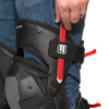 Impact-Absorbing Gel Knee Pads, With Thigh Stabilization, Adjustable, Black  93183