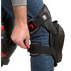 Impact-Absorbing Gel Knee Pads, With Thigh Stabilization, Adjustable, Black  93183