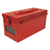 Master Lock Group Lockout Box,Red,5-43/64" H S600