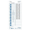 Pyramid Time Card,White,9in H,PK100 35100-10