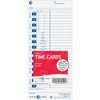 Pyramid Time Card,White,9in H,PK100 35100-10